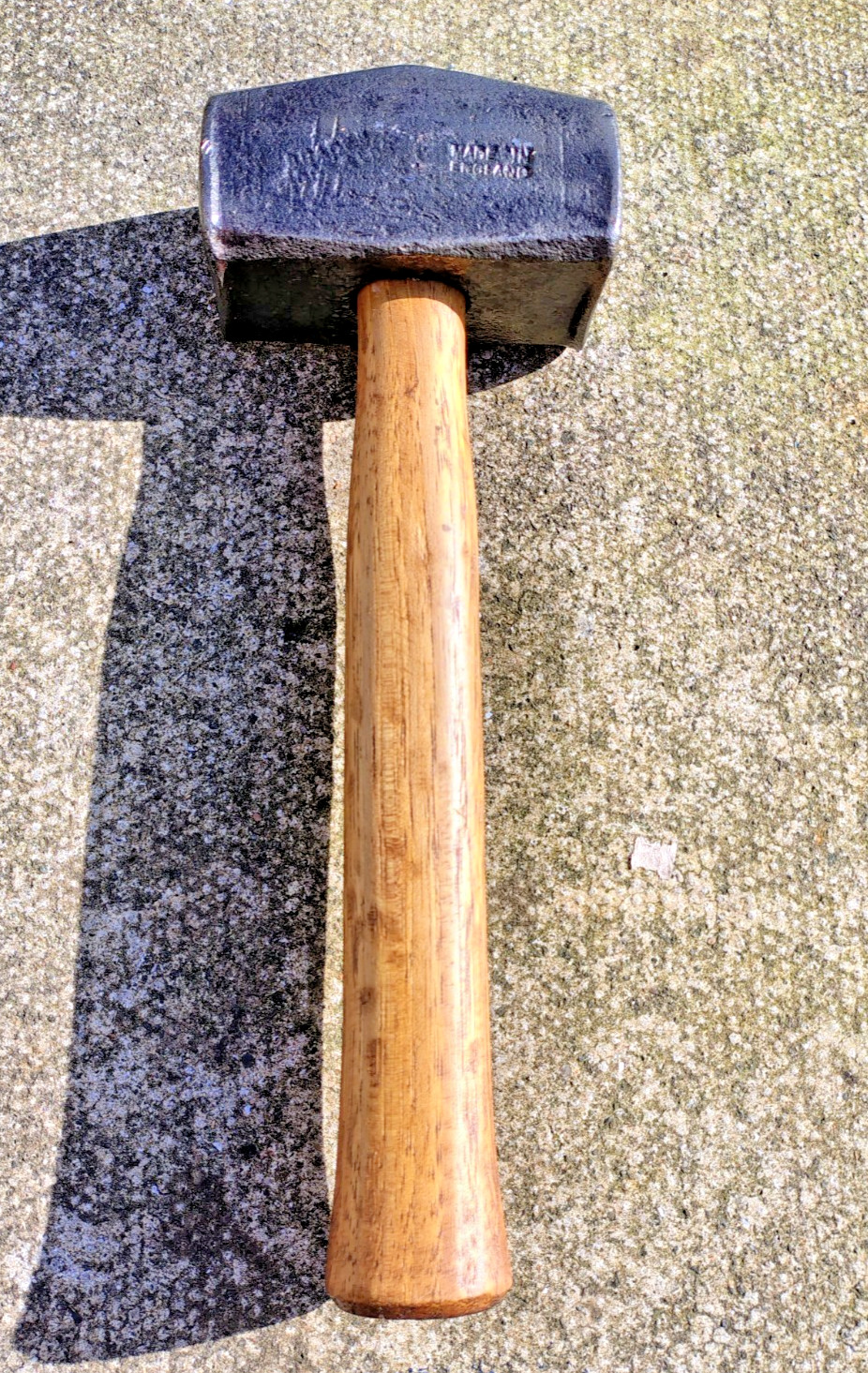 Vintage BRADES LUMP HAMMER 4 lb  BRADES HAMMER Made in England