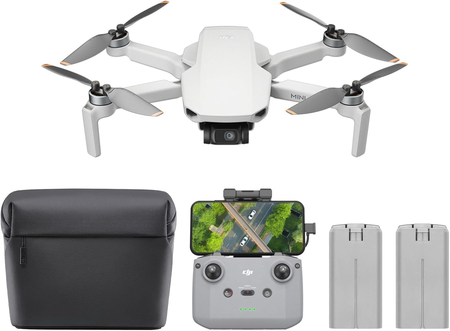 DJI Mini 4K Camera Drone Combo with 4K UHD Camera and 2 Batteries Auto Return US