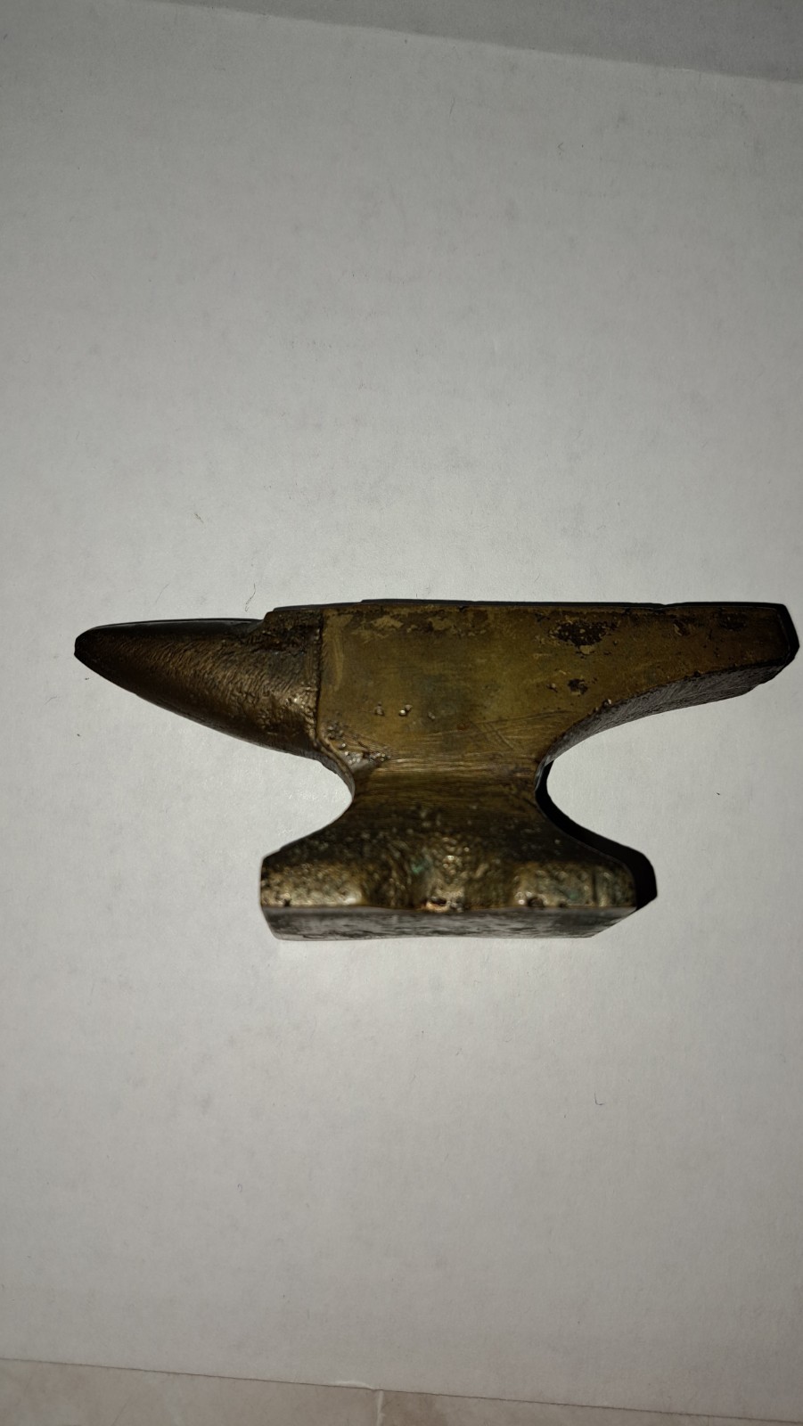 ARGENTIA NFLD BRASS MINI ANVIL (1 3/4" T 4.5" W)