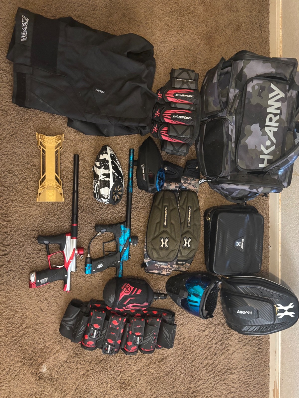 Paintball gear lot, planet eclipse lv 1.6