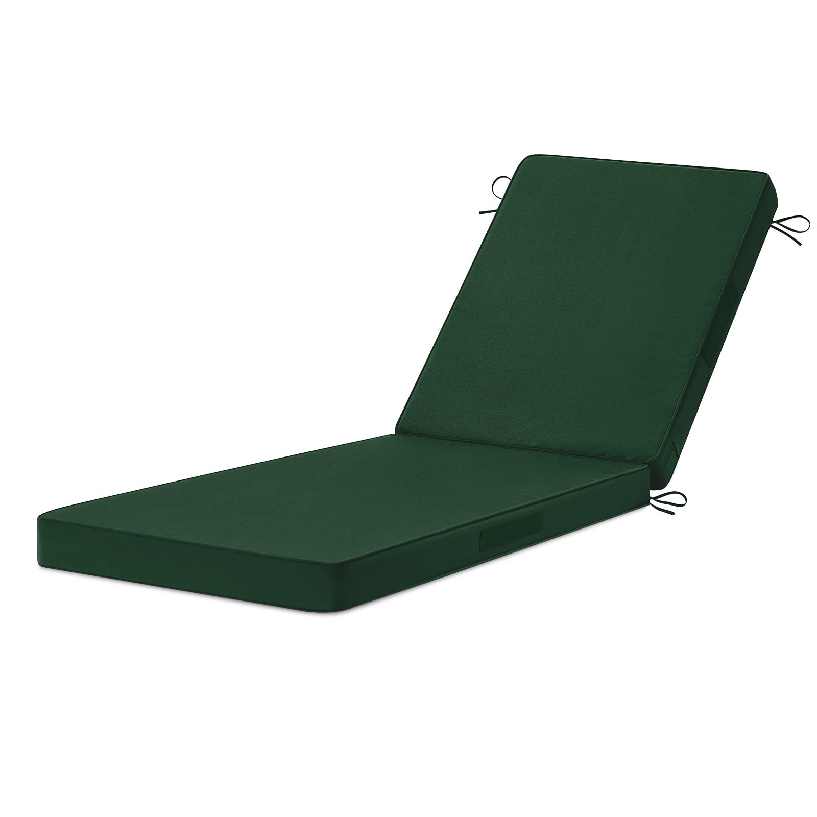 Chaise Lounge Cushions Outdoor, 72"x21"x3" Triple-Waterproof Outdoor Chair Cu...
