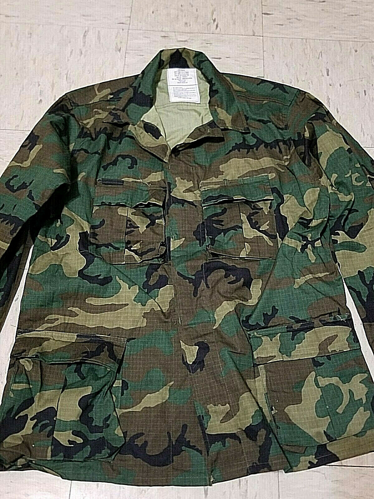 USGI BDU Jacket ERDL Pattern from 1981 Size Medium Regular NOS