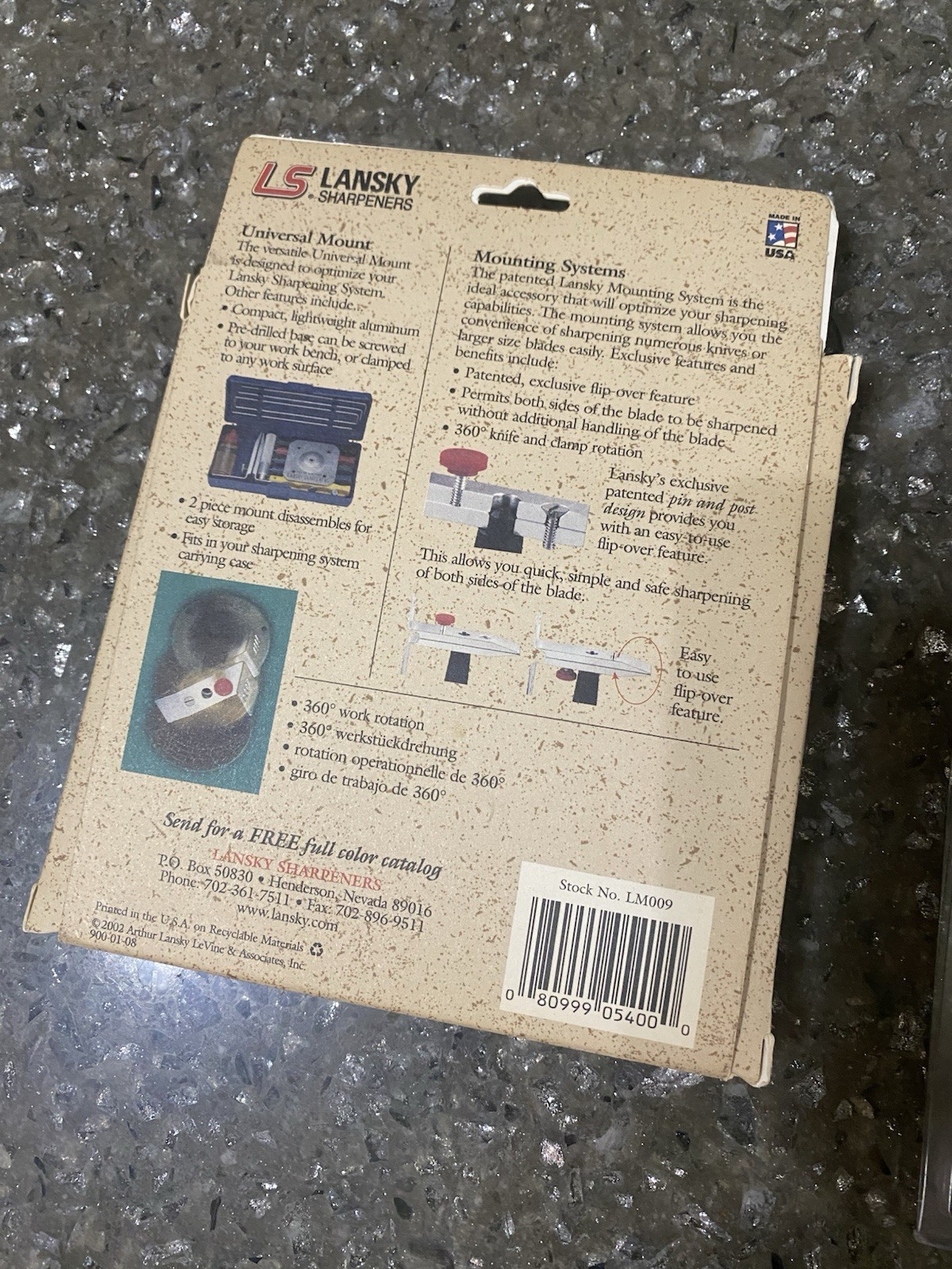 Lansky Deluxe Sharpening System with Universal Mount for Sharpening
