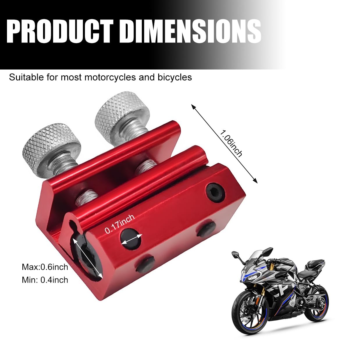 Motorcycle Brake Cable Lubricator Tool Red Cable Luber Tool