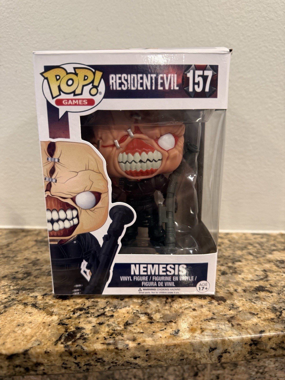 2016 Funko Pop! Resident Evil NEMESIS #157 Vinyl Figure NEW