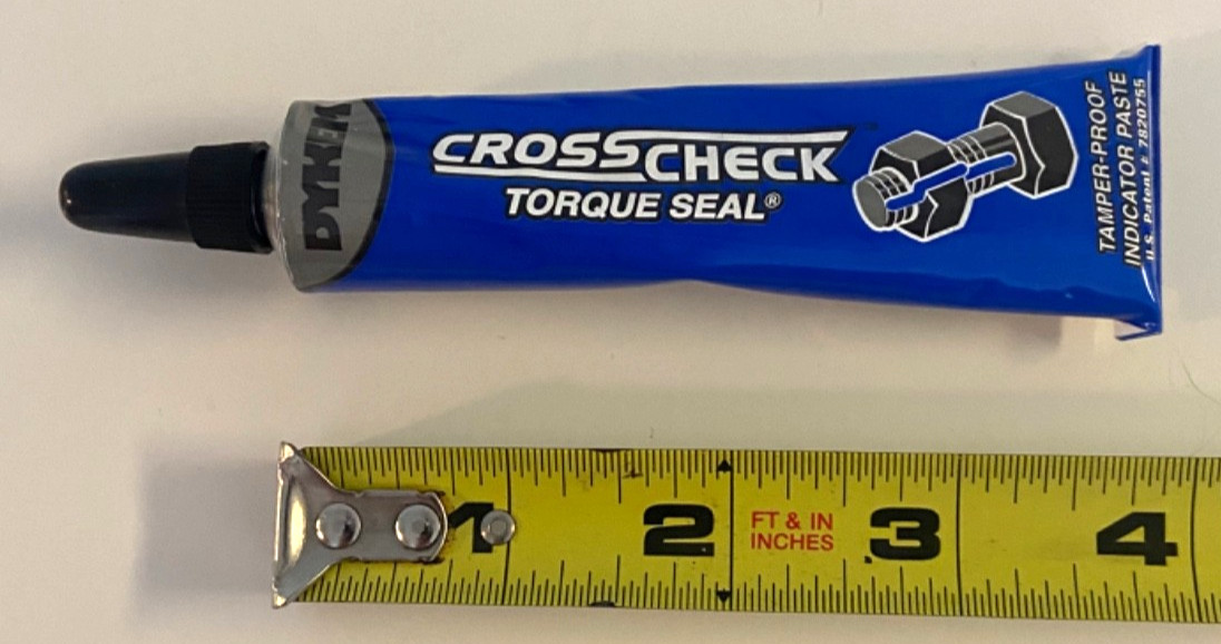 Dykem Cross Check Tamper Proof Torque Stripe Seal Indicator Paste Marker Blue