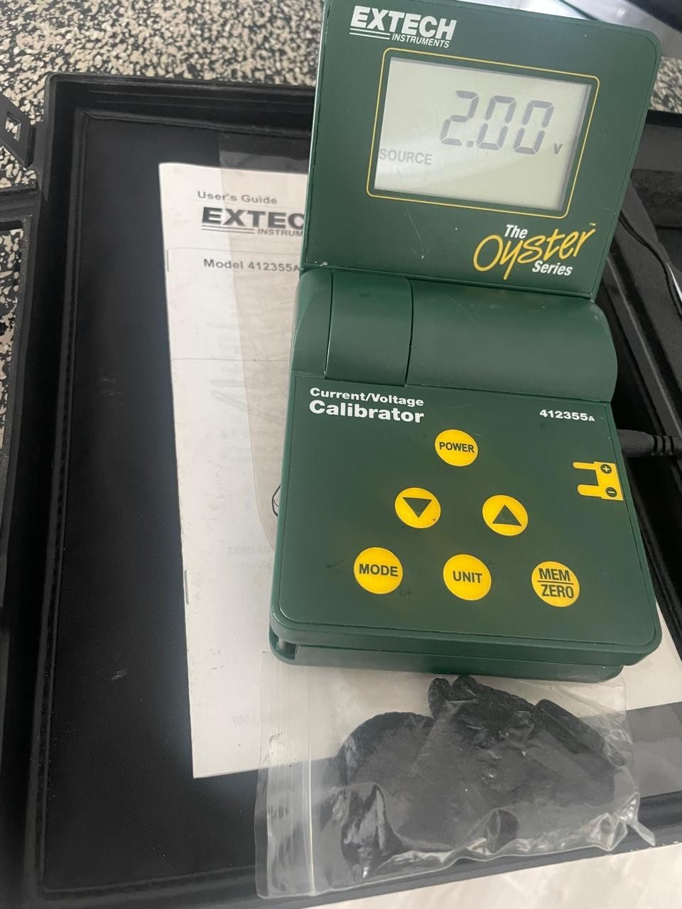 EXTECH MULTIMETER MODEL 412355A Current/Voltage Calibrator - EXCELLENT