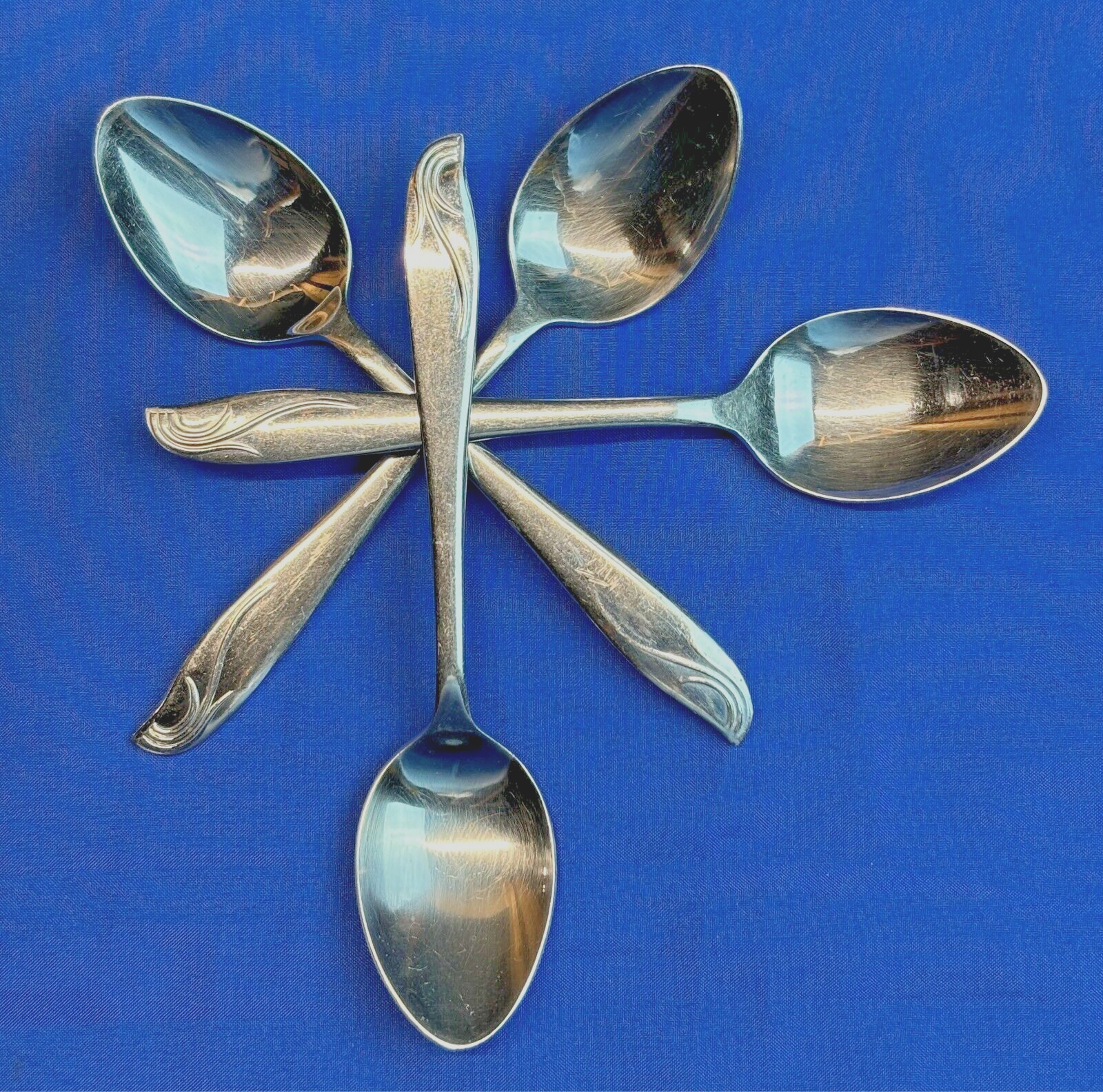 FINALE: 4 Teaspoons; National Stainless; Japan; Free Shipping