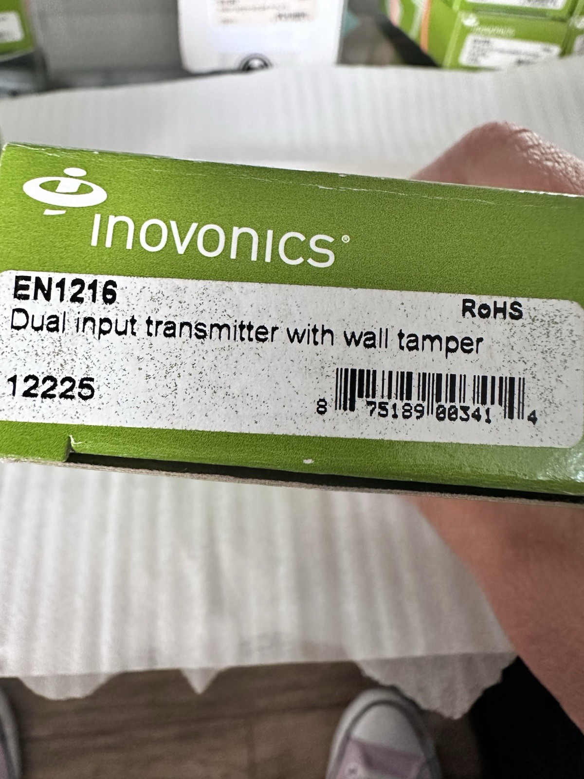 Inovonics EN1216 Dual Input Universal Transmitter with Wall Tamper