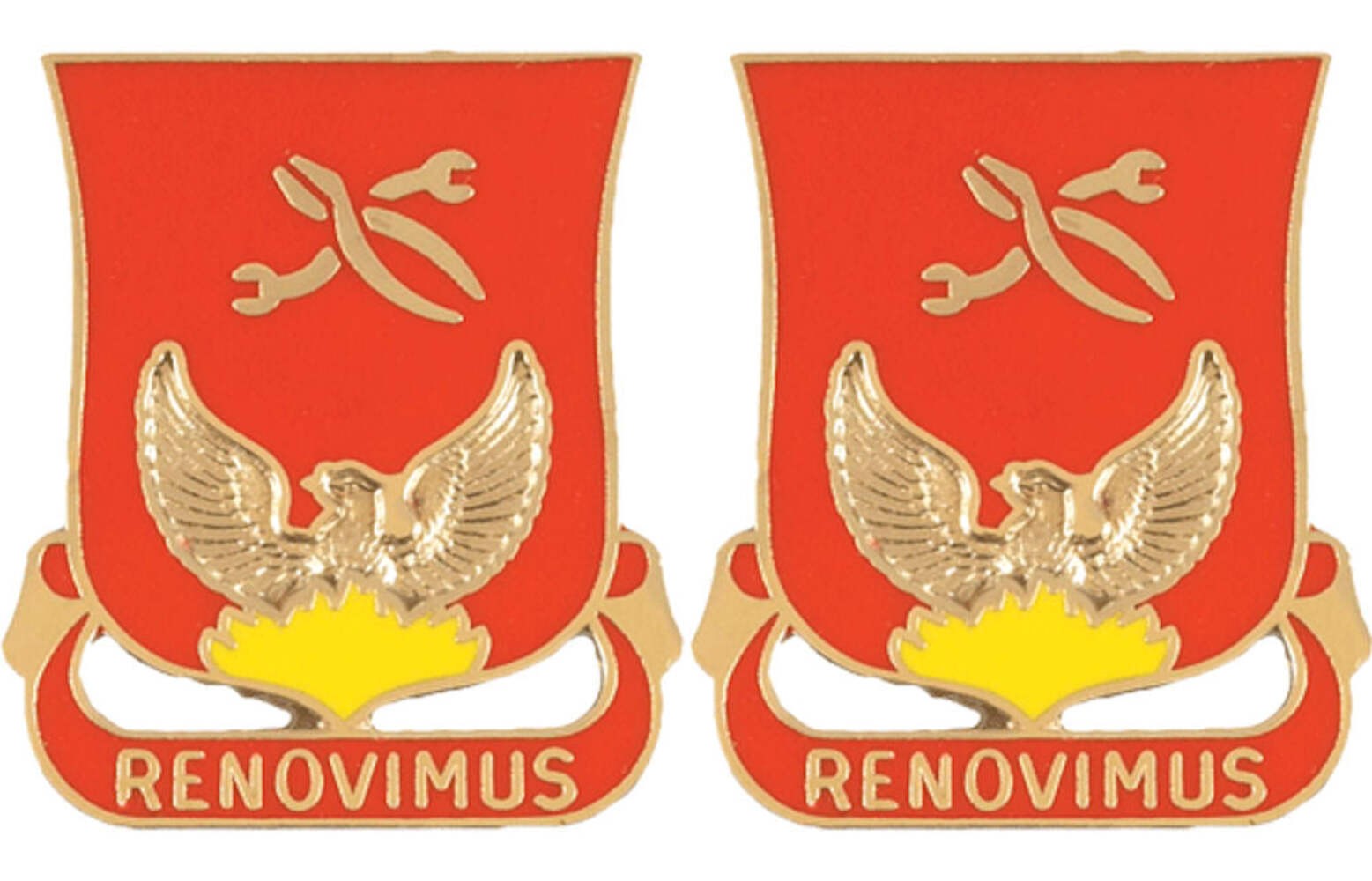 80th Ordnance Battalion Distinctive Unit Insignia - Pair - Renovimus