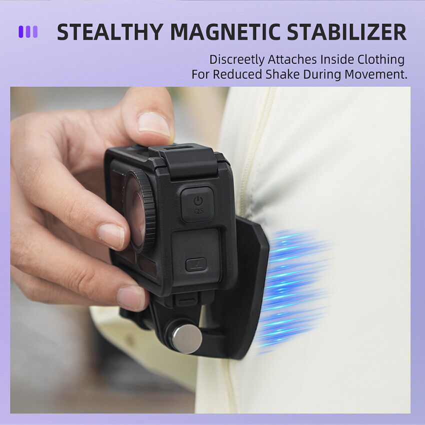 Magnetic Neck Strap Bracket Holder for DJI OSMO Action 3/Action 4/Pocket3 Camera