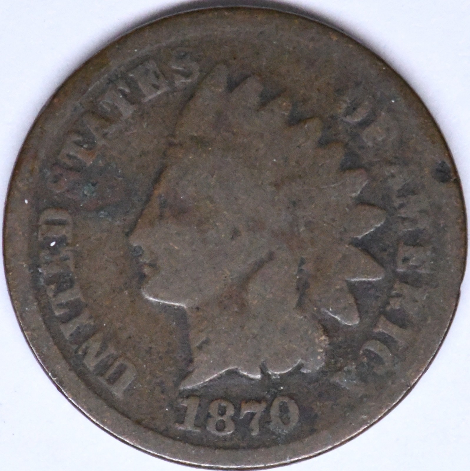 1870 indian head penny