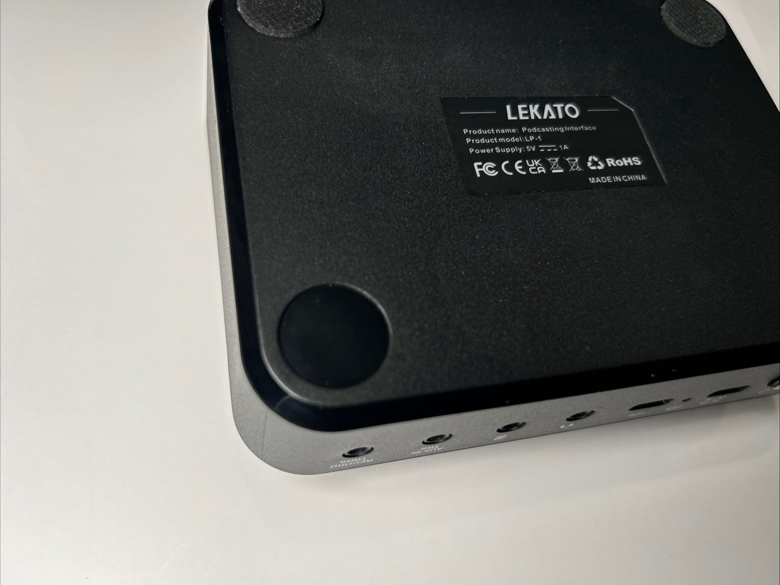 LEKATO Rechargeable Bluetooth Audio Interfaces, USB Audio Interface with XLR
