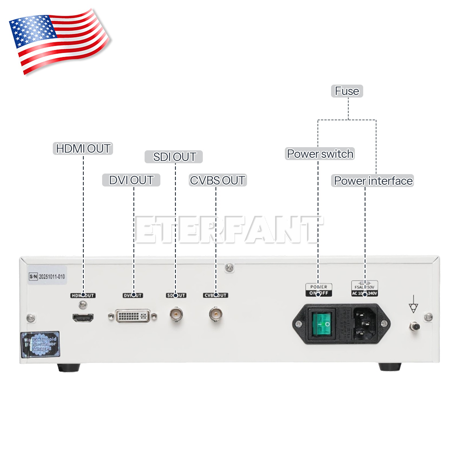 1080p Full HD ENT Endoscopy Laparoscopic Camera/100W Cold Led Light Source