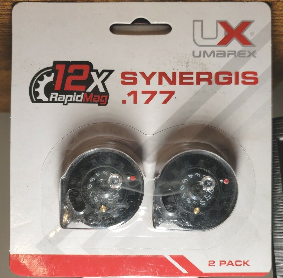 RWS Umarex Synergis RapidMag .177 Cal 12 Round Pellet Cartridge (2-Pack) NISP