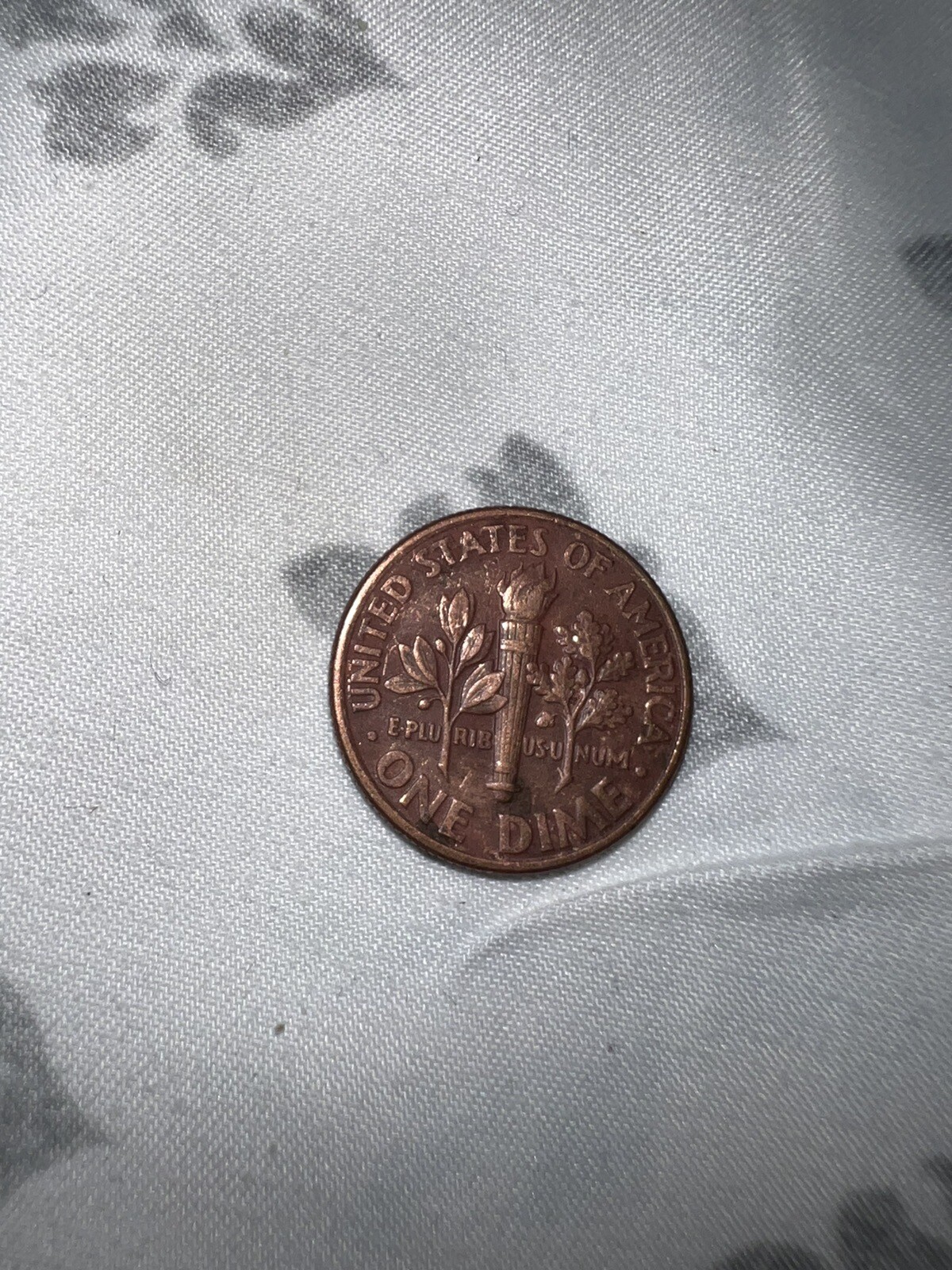 Roosevelt Copper Dime Error (P) 1995