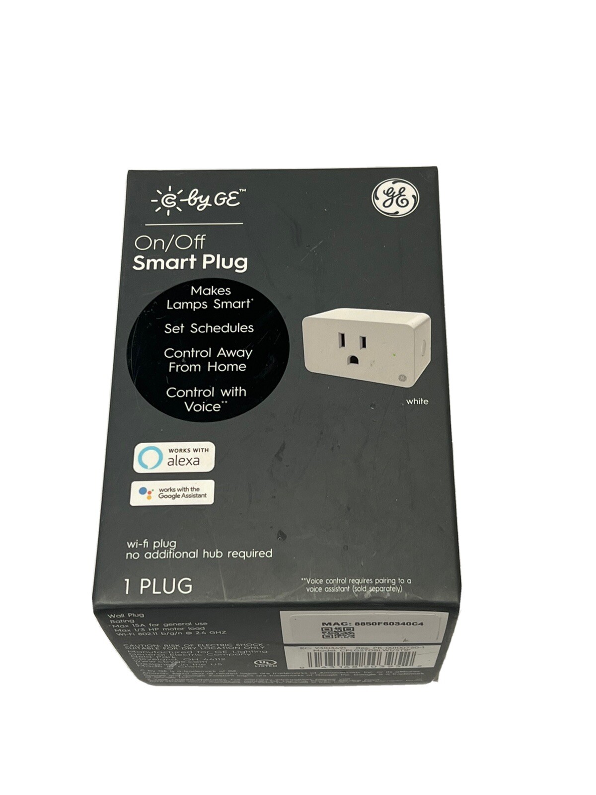 GE Wifi Smart Plug - White -  93103491