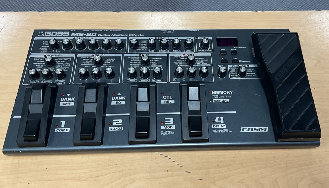 Boss ME-80 Multi-Effects Guitar Pedal *Pre-Owned*