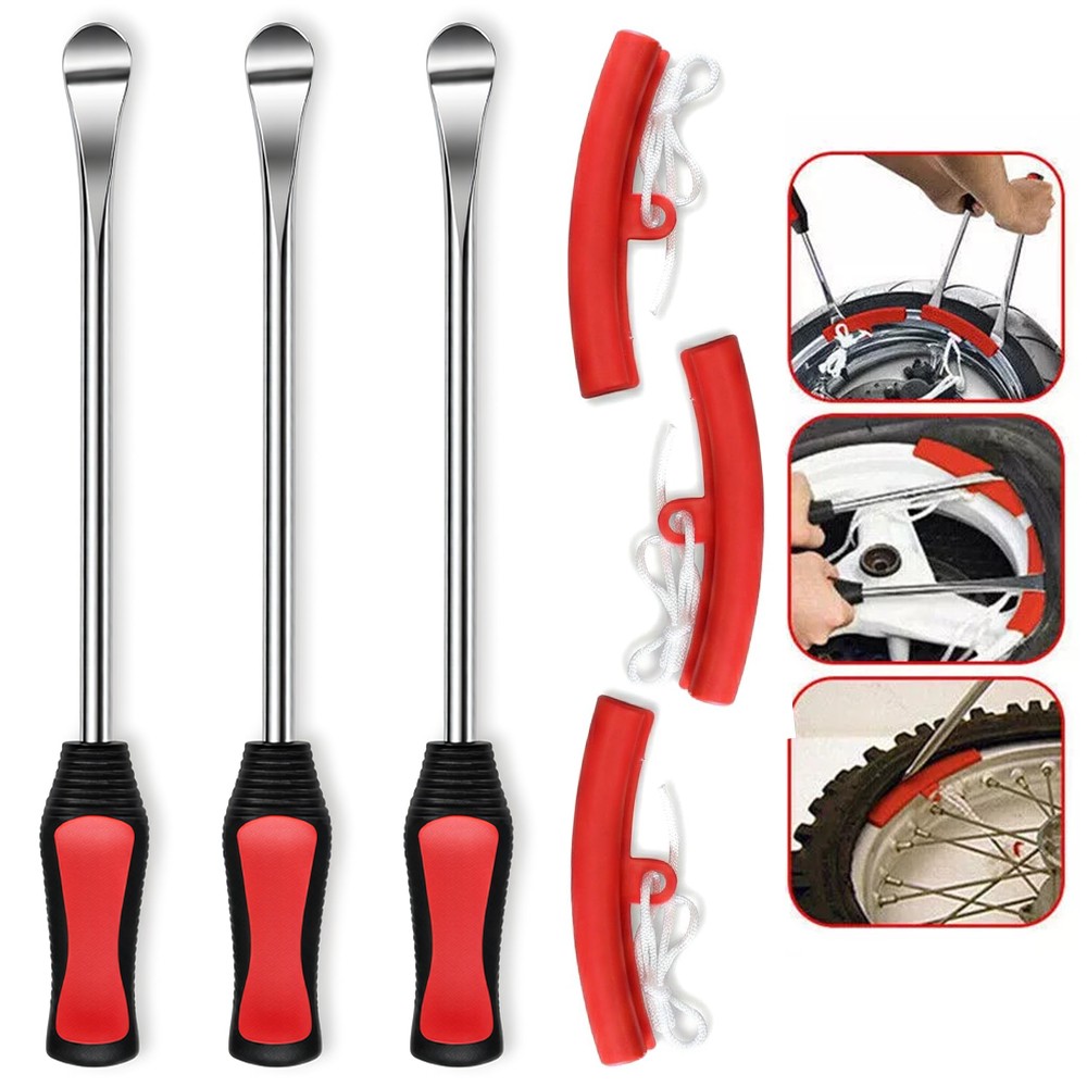 15" Tire Spoons Kit Tire Changing Tool for Motorcycles Dirt Bikes Lawn Mow 25pcs