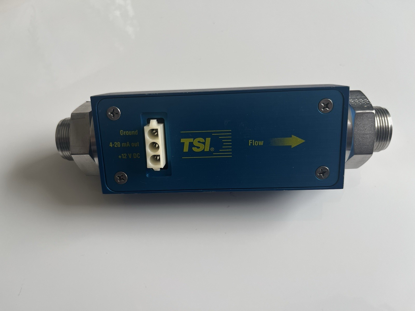 TSI Model 4220 Flow Meter Sensor 4-20mA Output Inline Industrial USA