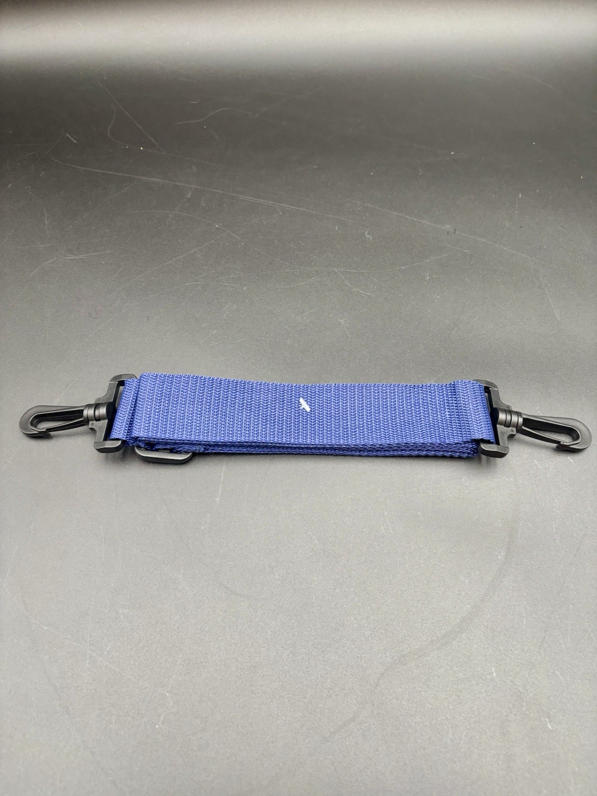 Navy Blue Canvas Silver Hardware Adjustable Replacement Shoulder Strap