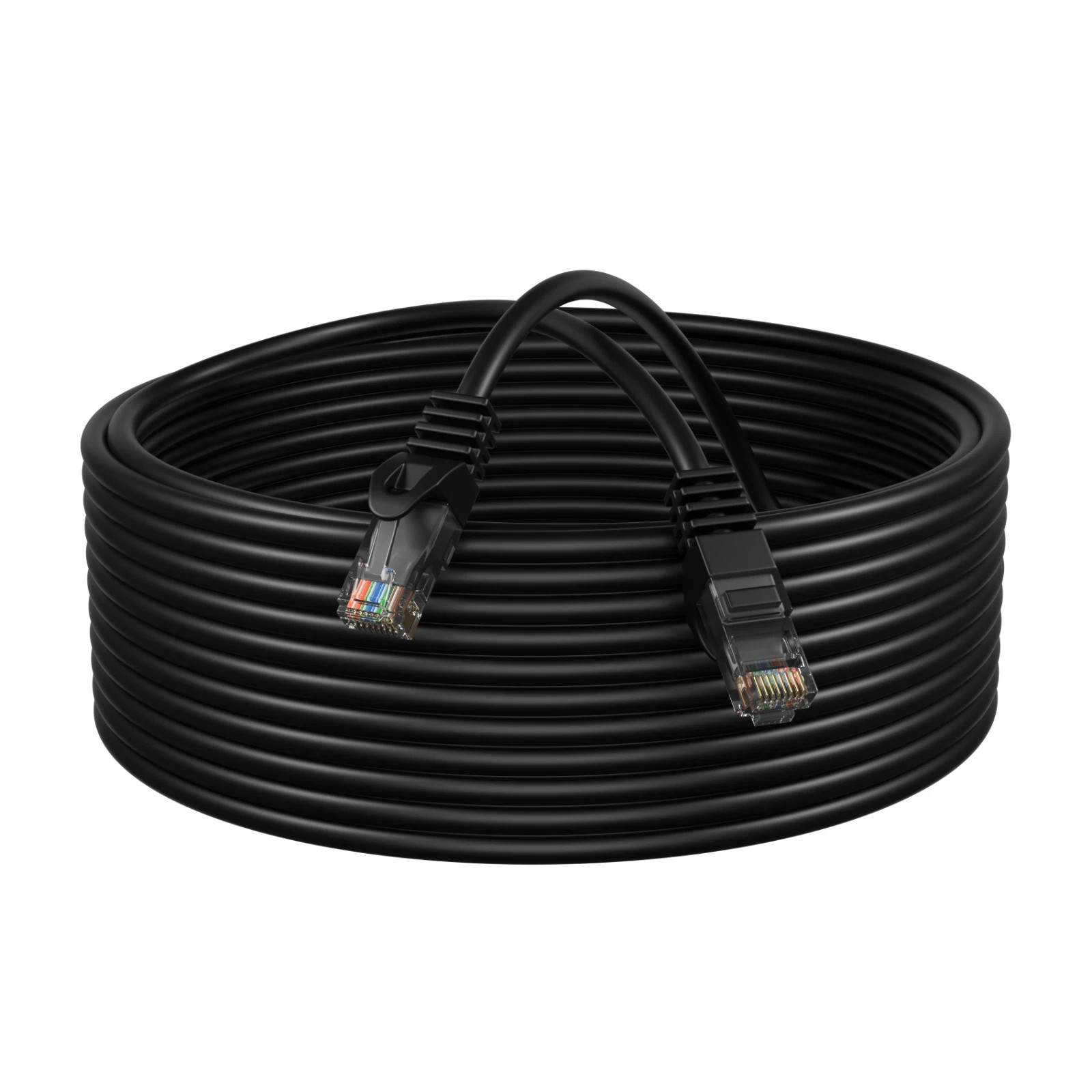 NEW Black CAT6 Ethernet LAN Network RJ45 Patch Cable 200FT