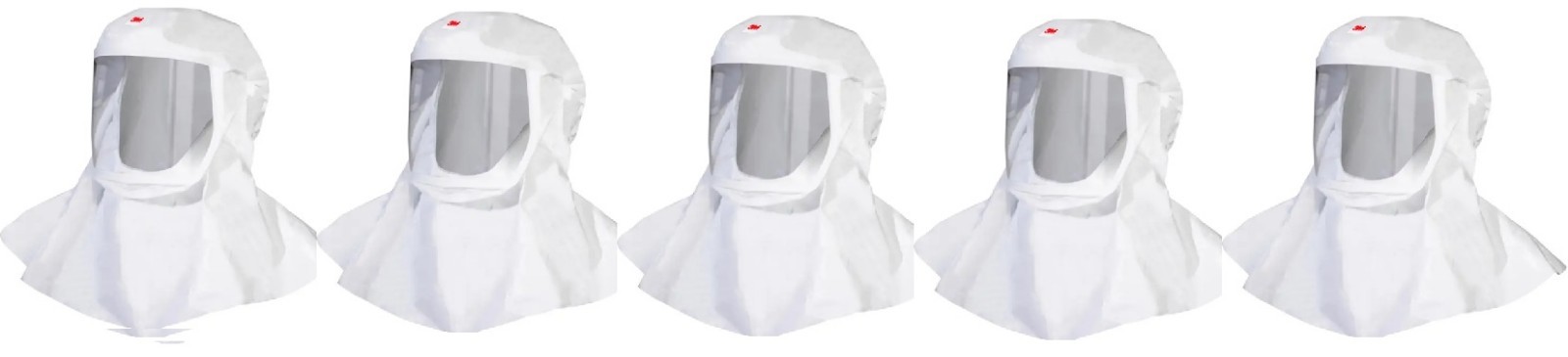 3M S-433L-5 Versaflo Hoods w/Integrated Head Suspension Size M/L (5 Hoods) - New