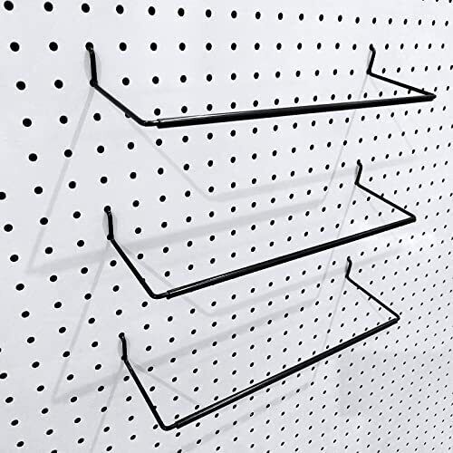 5 Pack Extendable Pegboard Paper Towel Holder,Pegboard Hook for