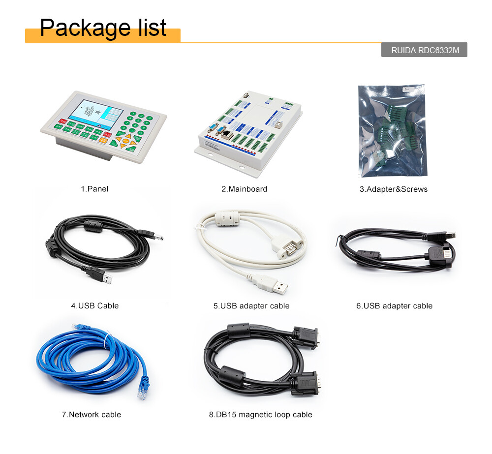 CO2 Laser Controller Ruida RDC6332M Card System for Engraving Cutting Machine