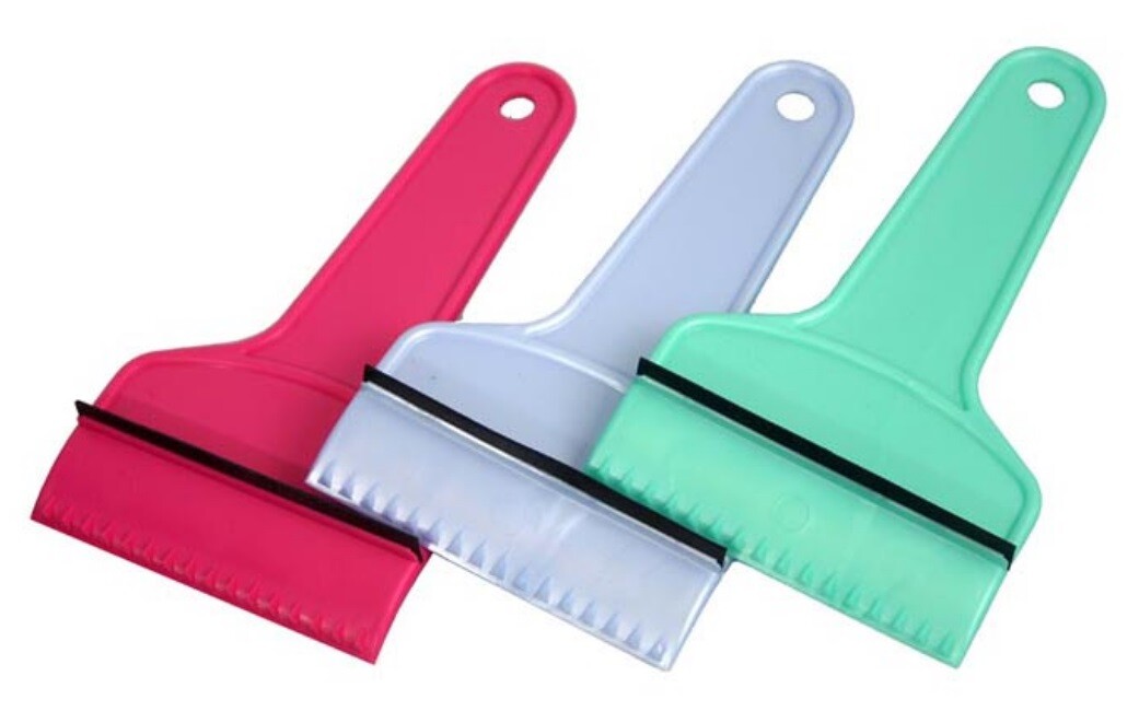 Ice Scraper with Rubber Lip Light Green Ice Scraper Windscreen Scraper Car Winter Ice