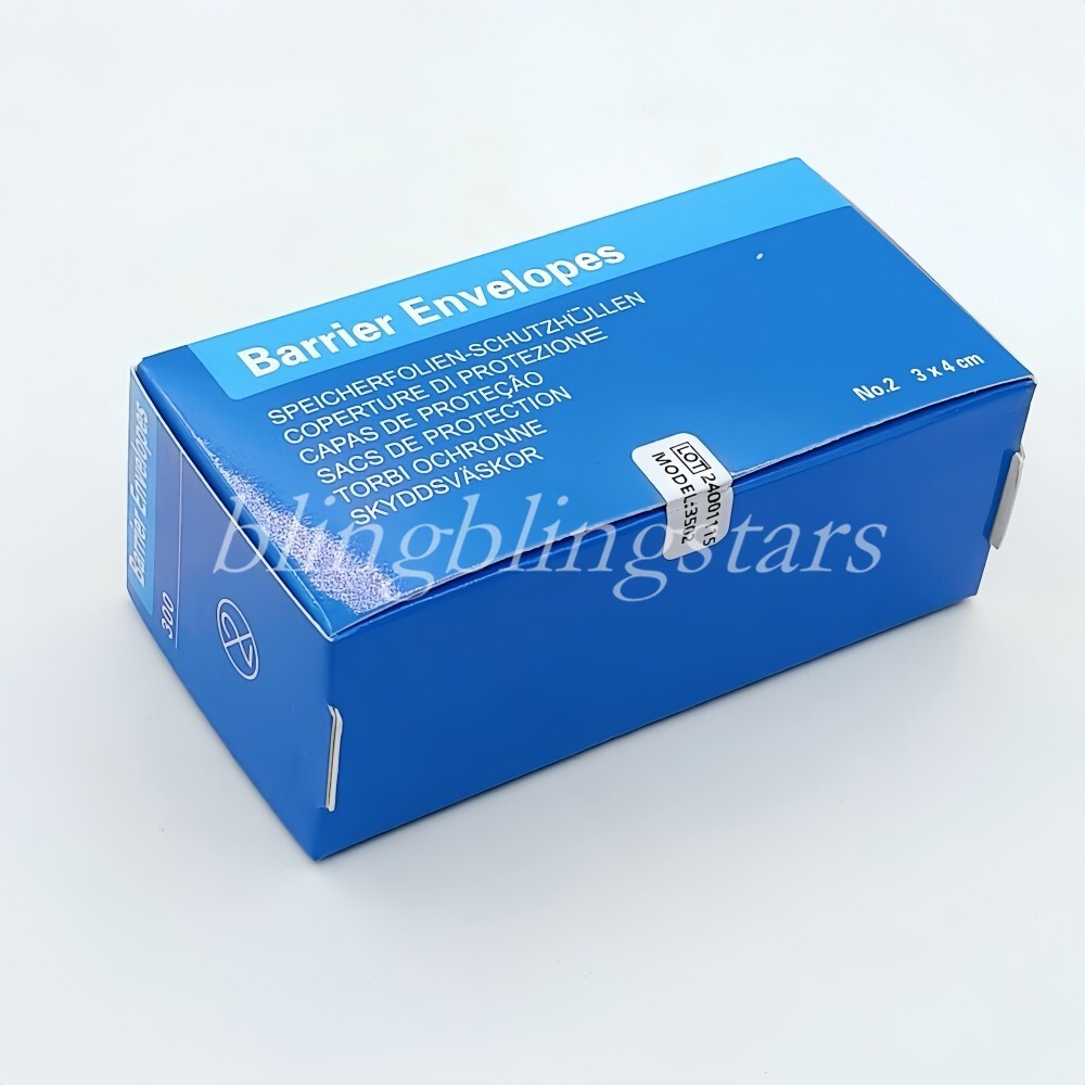 Barrier Envelope Phosphor Plate Dental Digital Sensor X-Ray Size 2 Imaging Plate