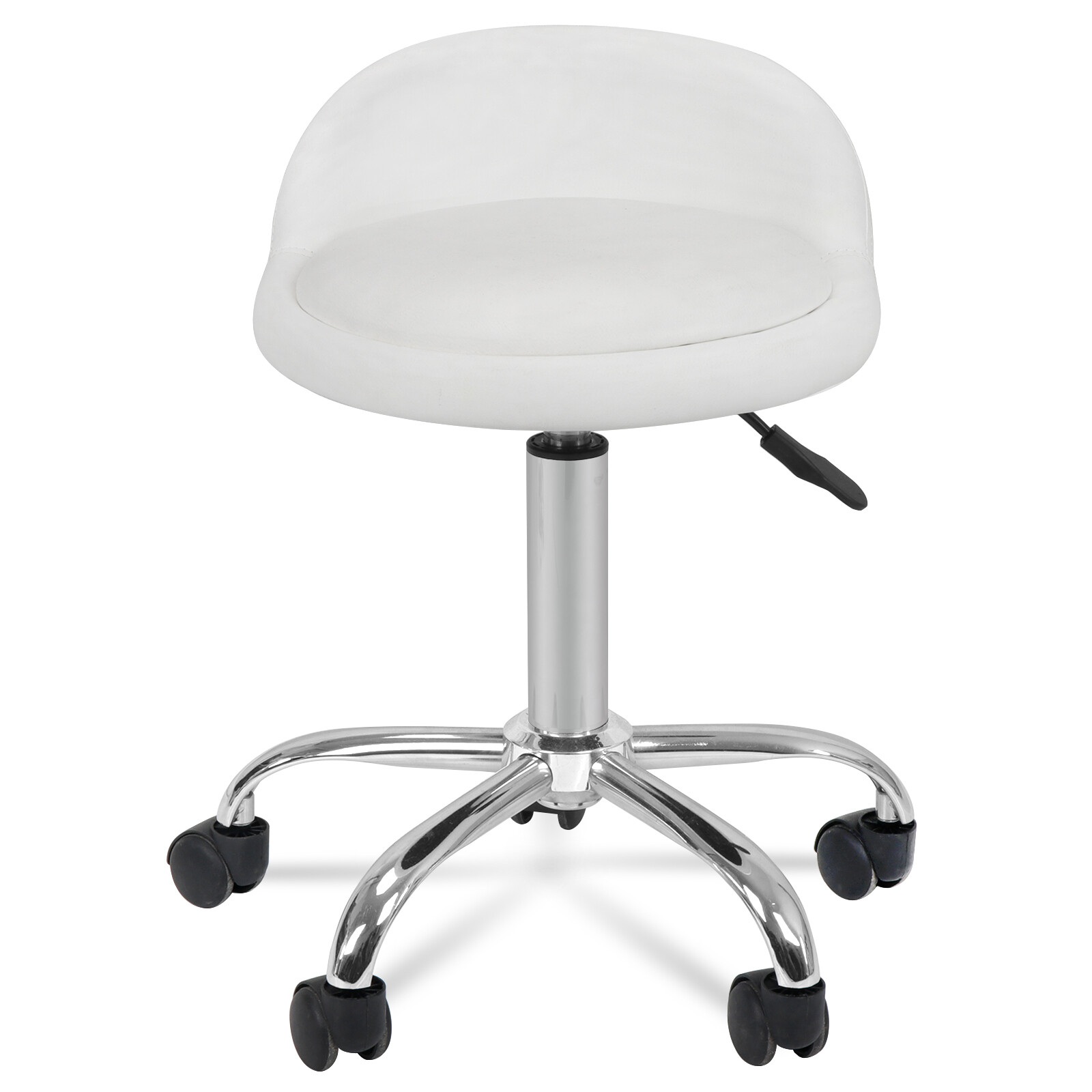 Rolling Bar Stool Adjustable Hydraulic Massage Spa Salon Chair With Back Rest