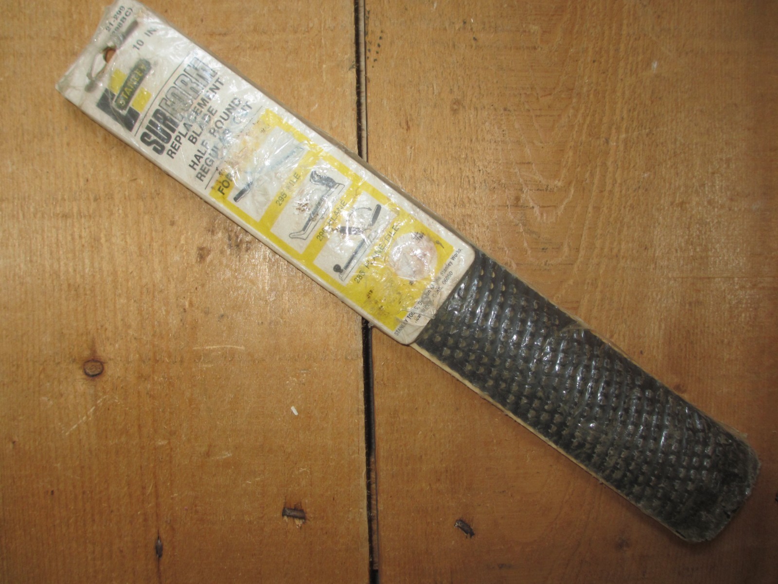 Vintage Stanley 21-299 10-inch Surform Half Round Regular Cut Replacement Blade