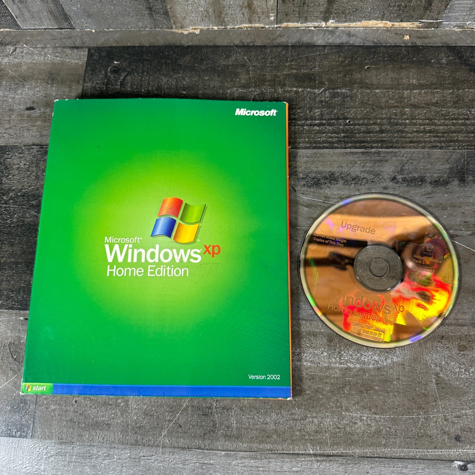 Microsoft Windows XP Home Edition CD Software Version 2002
