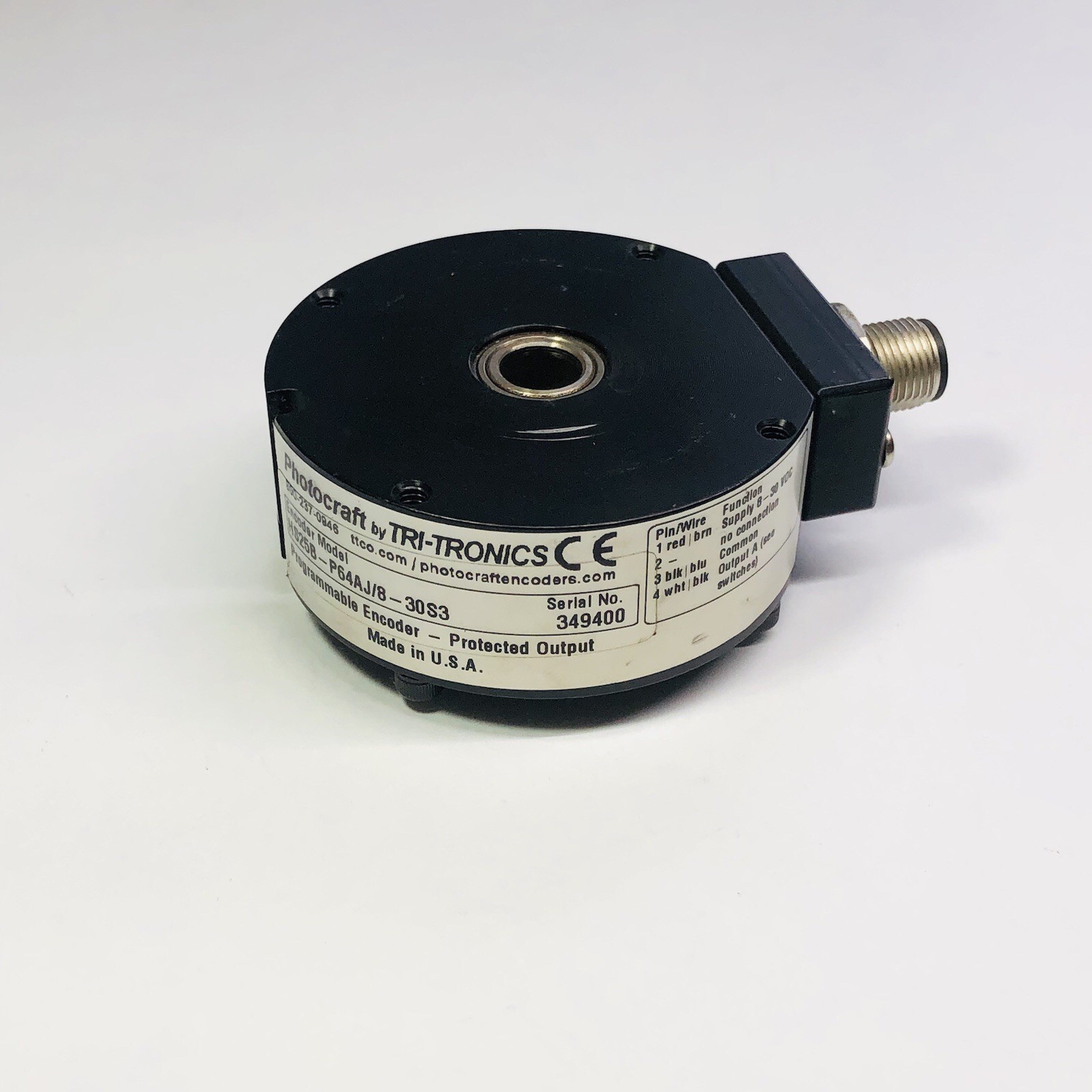 PHOTOCRAFT BY TRITRONICS PROGRAMMABLE ENCODER HS25B-P64AJ/8-30S3
