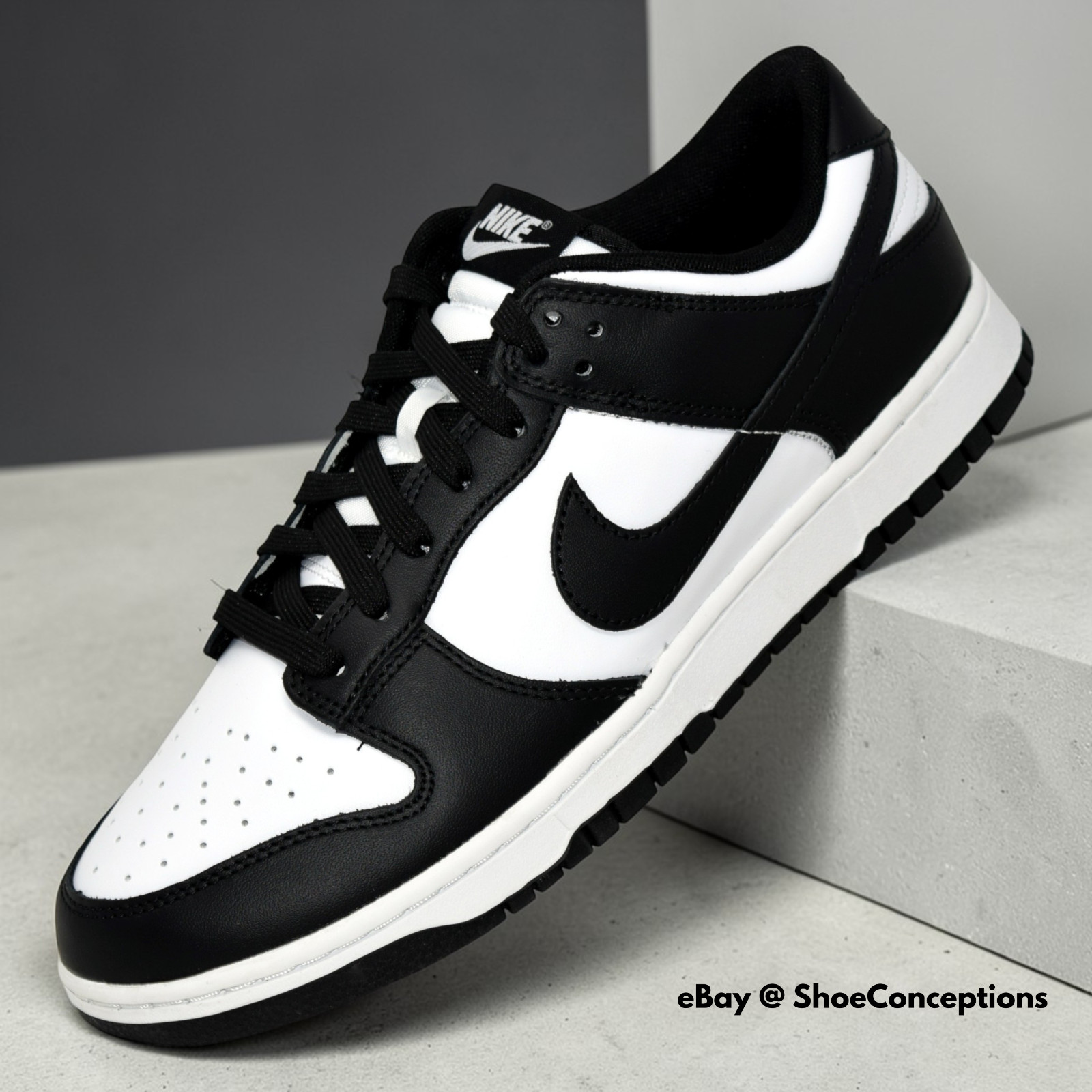 Nike Dunk Low Retro Shoes White Black DD1391-100 Men's Sizes NEW