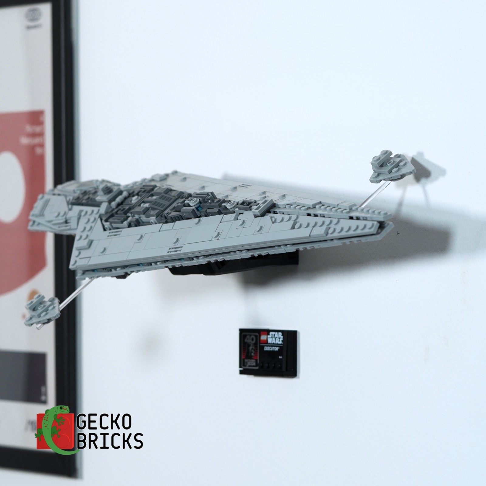 Wall Mount Display for LEGO 75356 Executor Super Star Destroyer Star Wars
