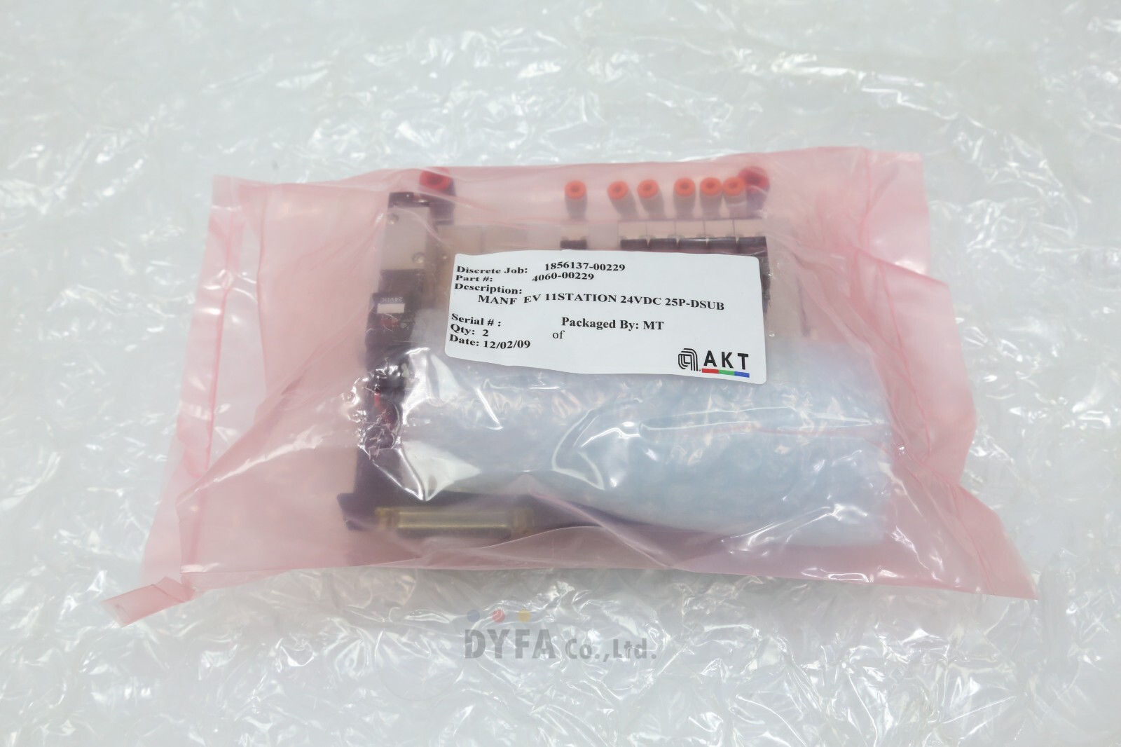 AKT Manifold assembly unit NNB 4060-00060,4060-00229 SEM-I-1392=6B36