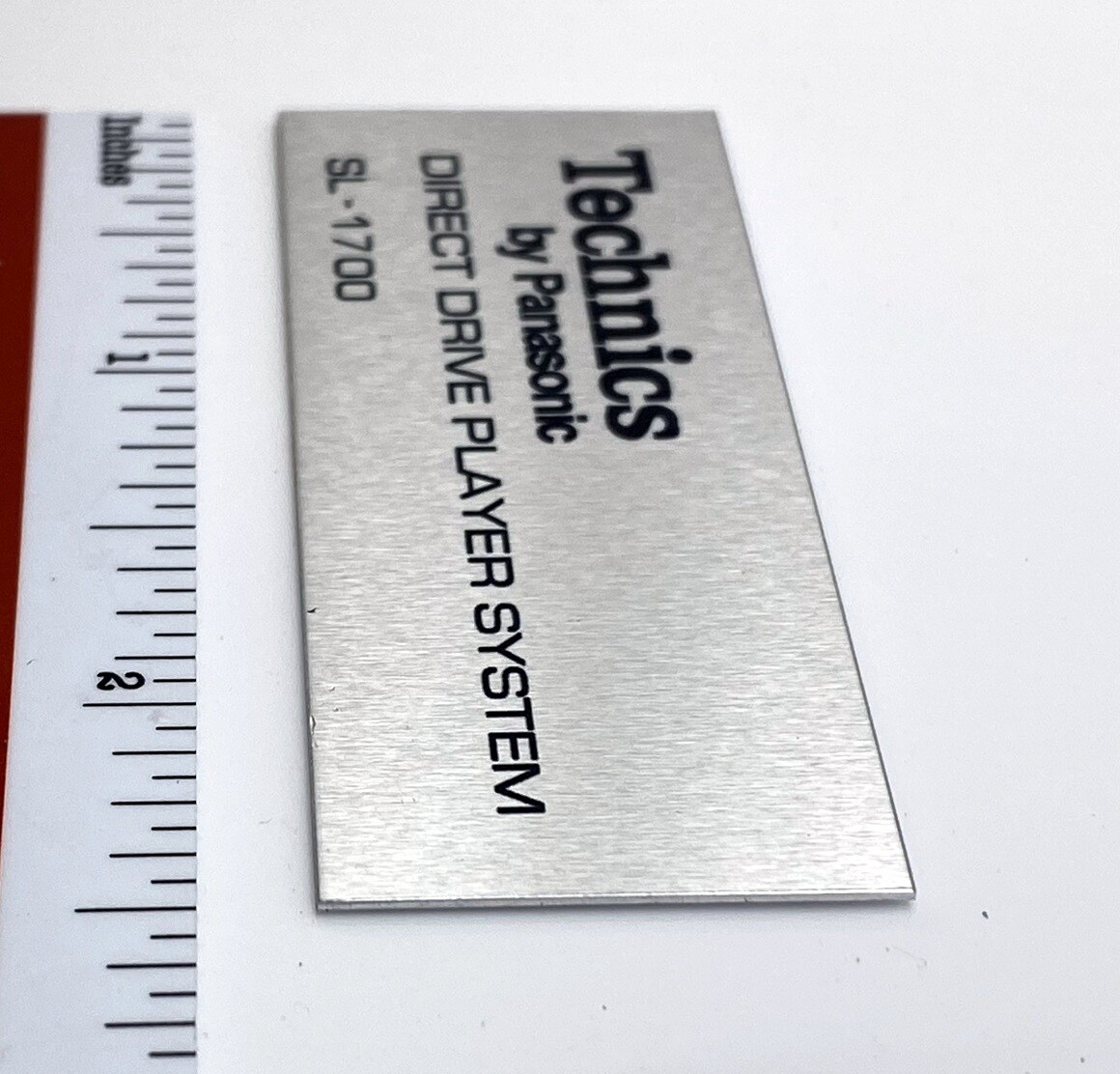 Technics SL-1700 Turntable Logo Badge