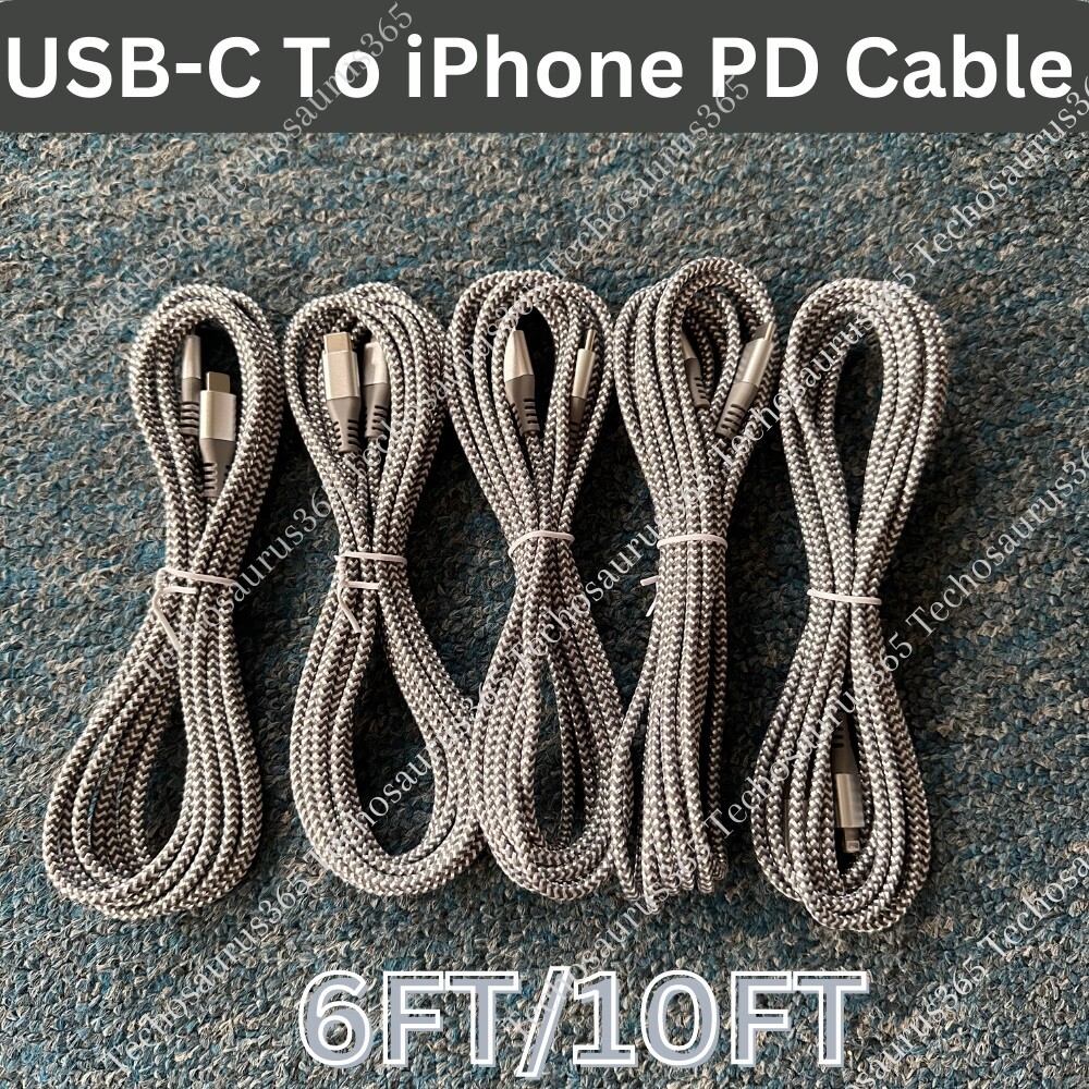 PD USB-C Type C Cord Fast Charger Cable USB C For iPhone 14 13 12 11 Pro Max XR