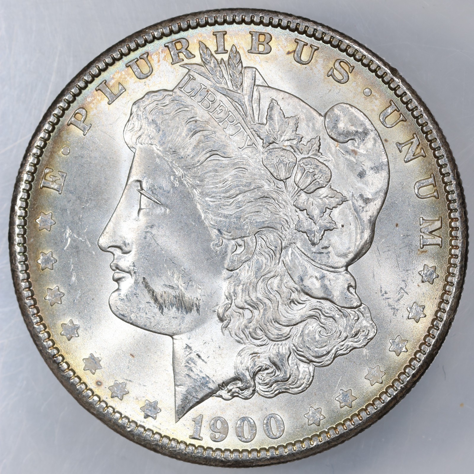 1900 Morgan Silver Dollar - 90% Silver - Light Toning