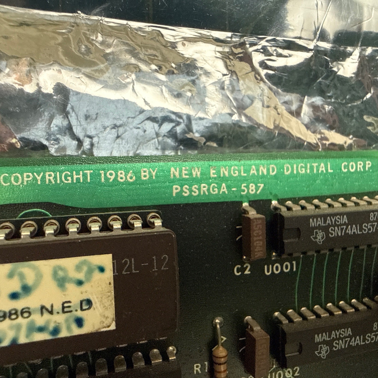 New England Digital Synclavier PSSRGA Polyphonic Sampling Card