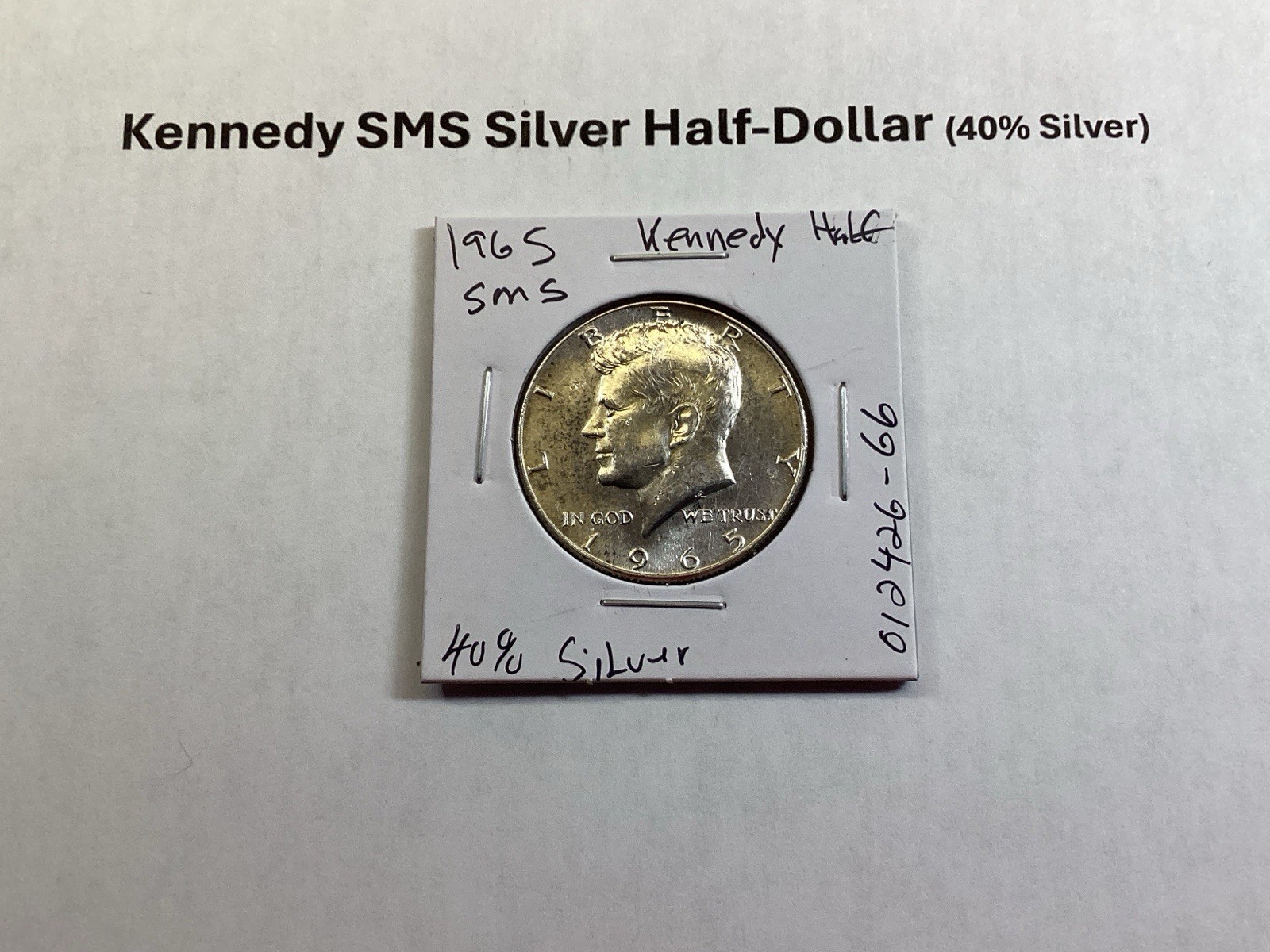 1965 Kennedy Silver Uncirculated Half-Dollar-012426 66tk