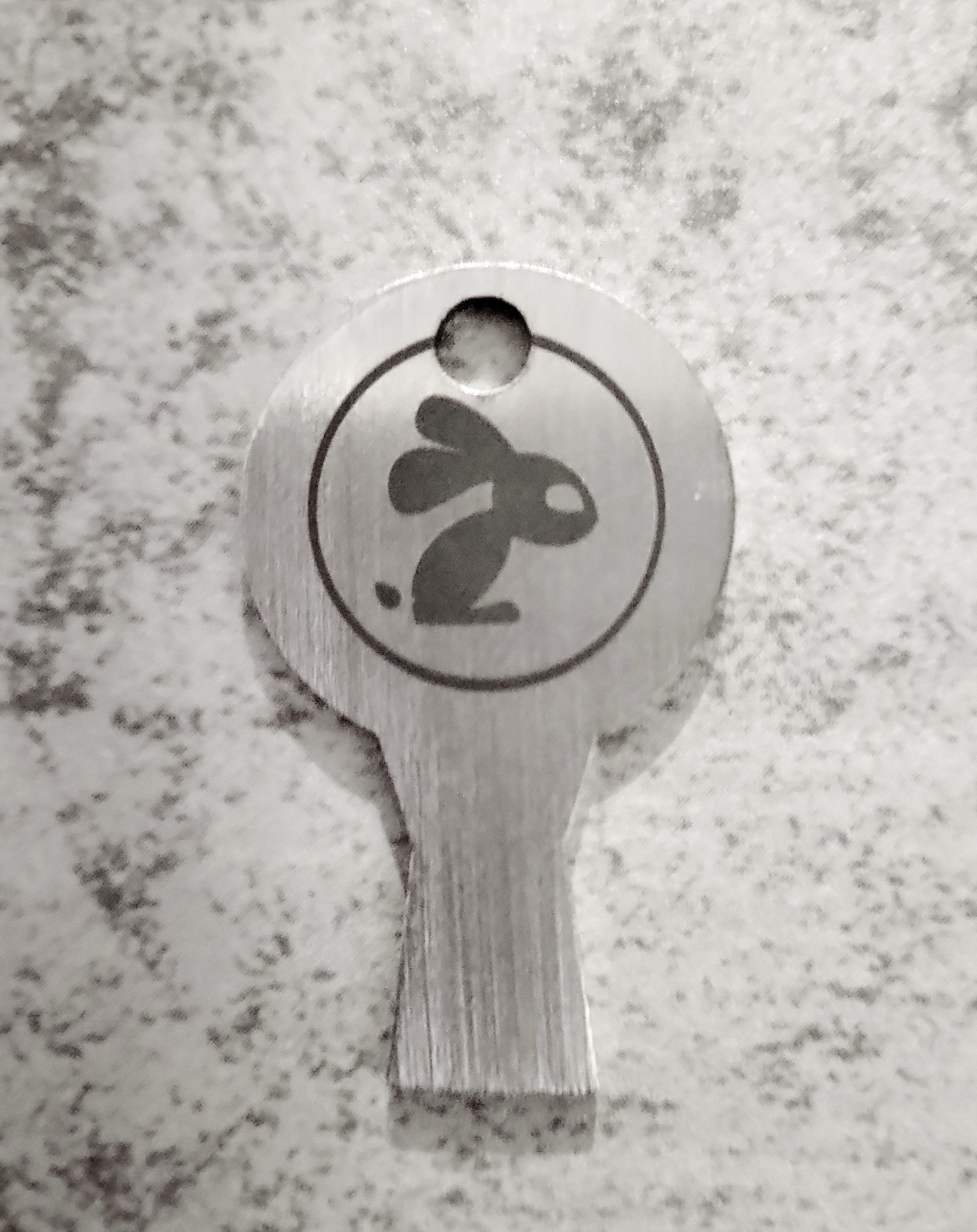 Rabbit Key Stainless Steel Universal Camera Key for photographers, filmakers