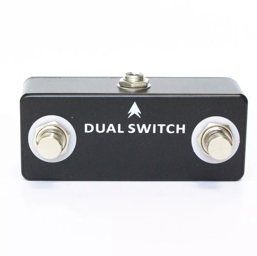 Compact Dual Momentary Footswitch Effects Pedal for Electric Guitar