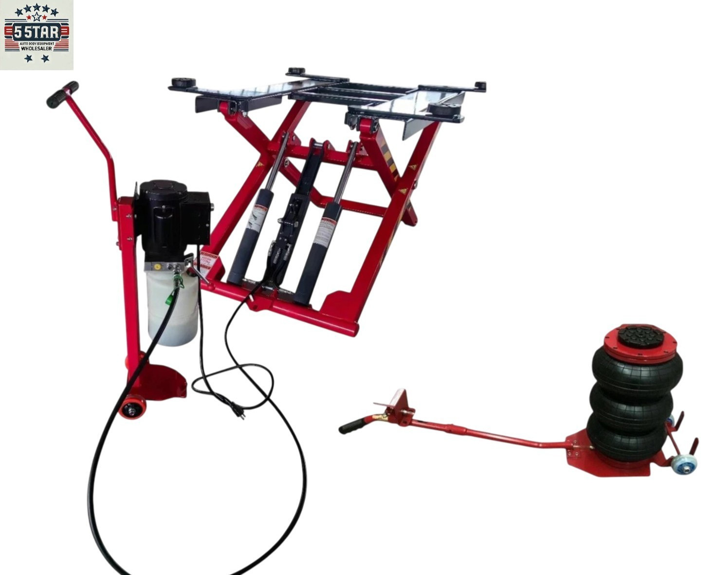 6,000 LB Mid Rise Scissor Lift Car Auto Lift 48" Hydraulic Garage Shop Hoist