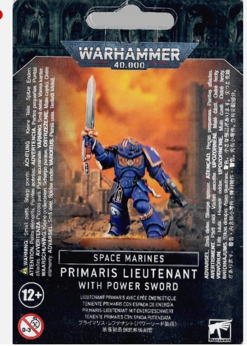 Space Marines Primaris Lieutenant with Power Sword Warhammer 40k