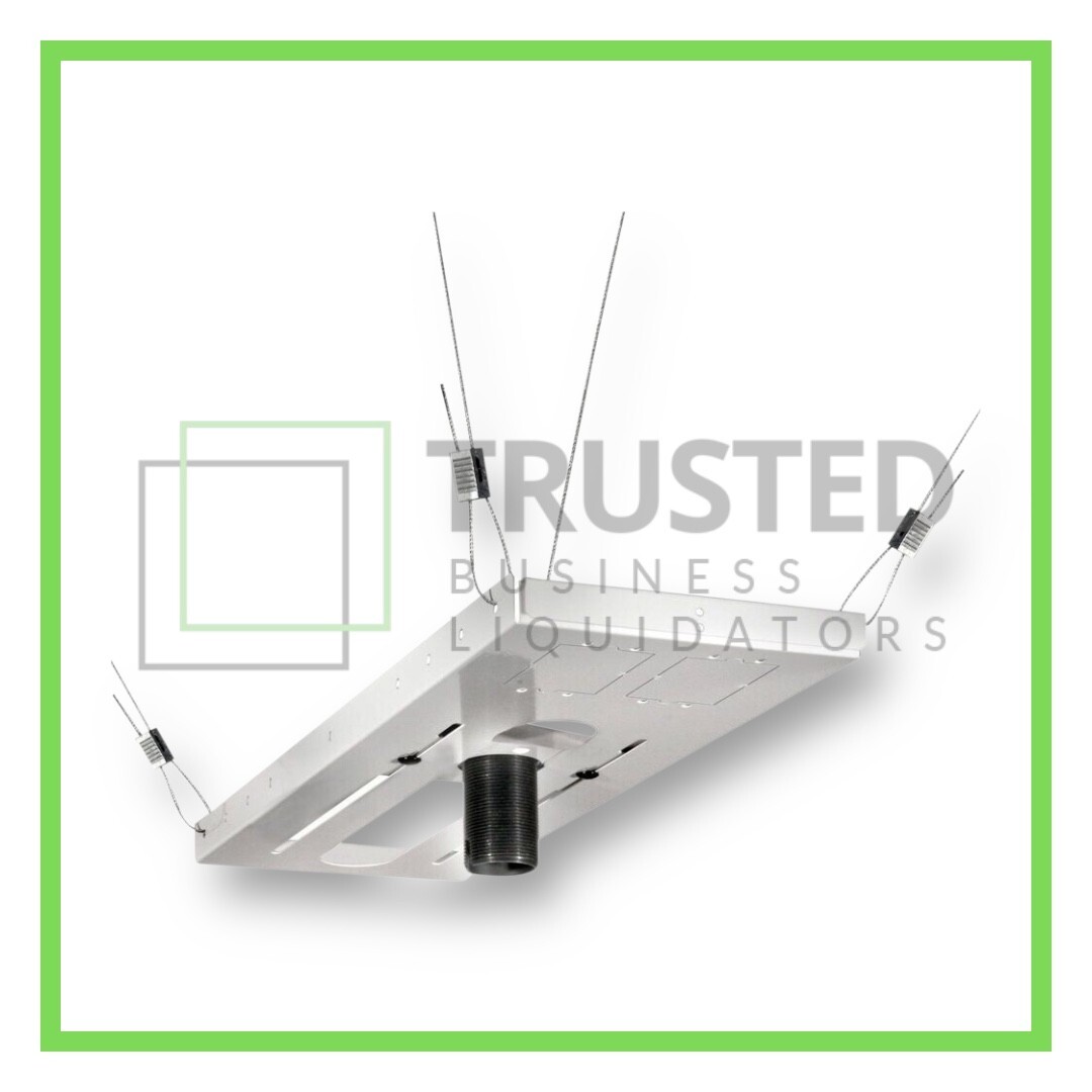Peerless CMJ500R1 Suspended Ceiling Kit for Projector – White, 60 lb Cap