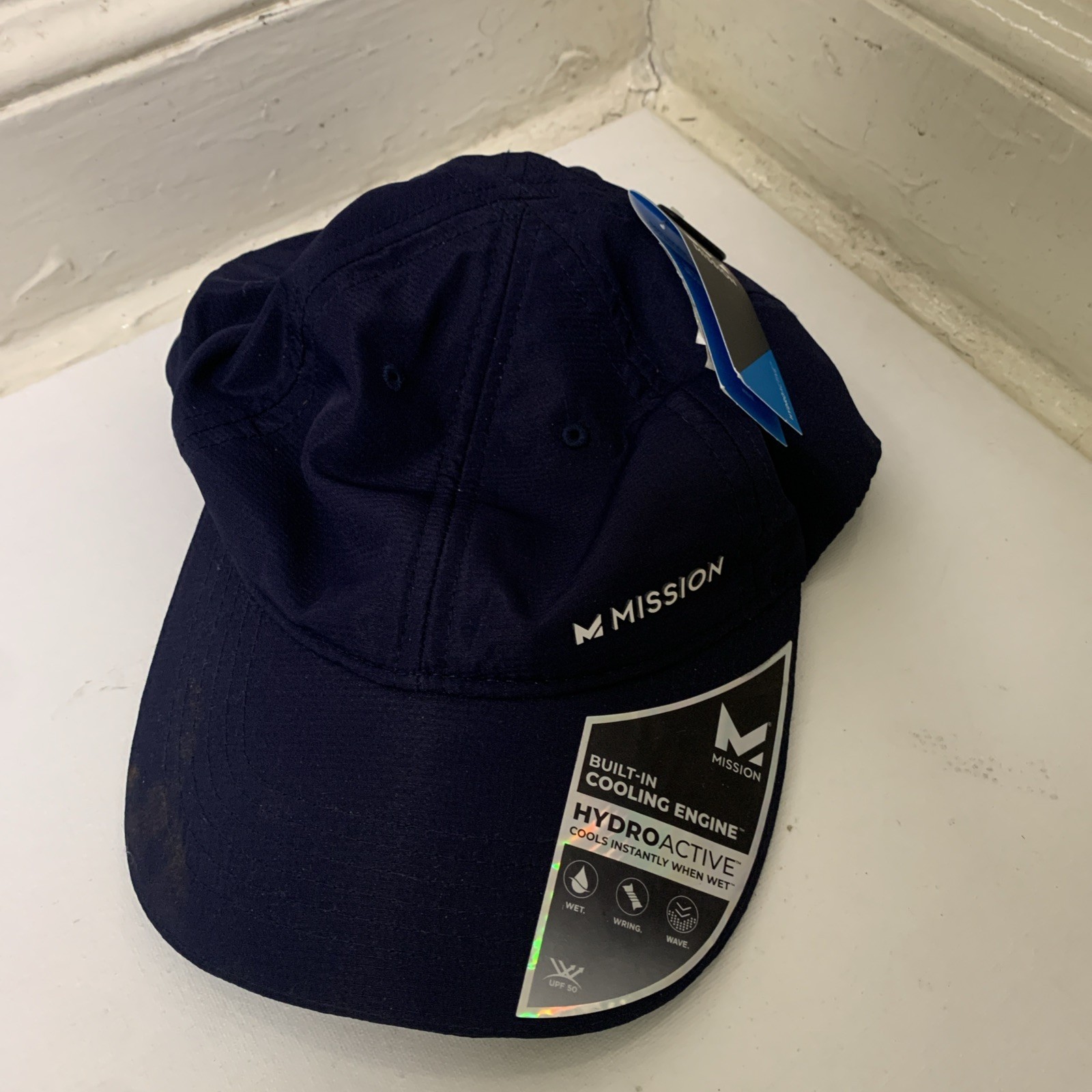 Mission Cooling Performance Hat Navy Blue / White 109356 One Size Fits Most
