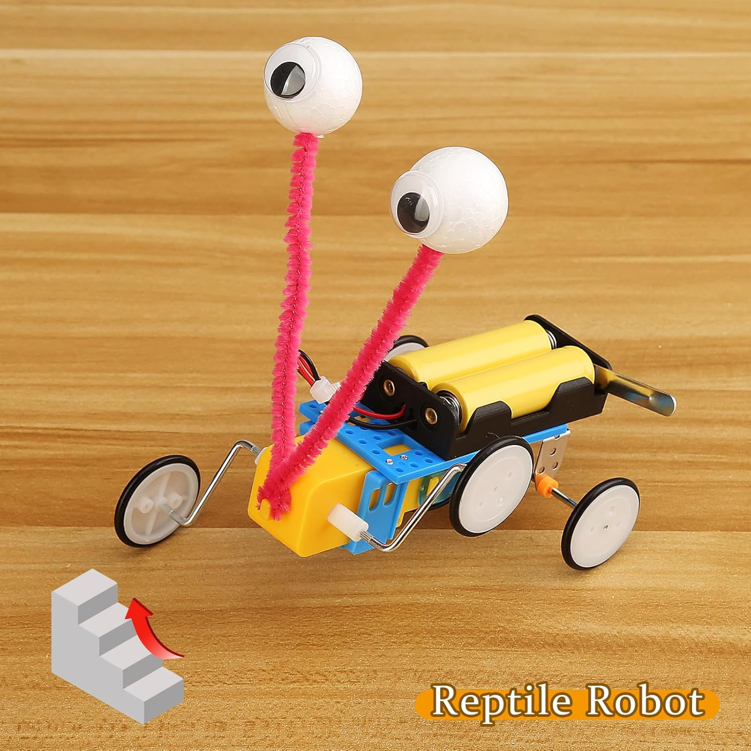 4 Set Bulk Robot Kits for Kids 8-12, STEM Crafts Robotics Science Projects STEM